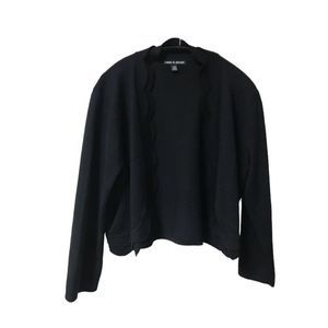 Cable & Gauge Scalloped Edge Sweater